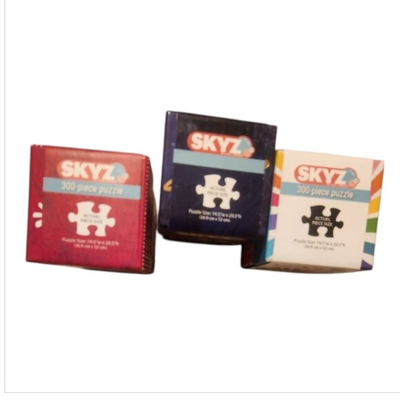 Three 300 Piece Puzzles from SKYZ by LANG - Picture 3 of 7